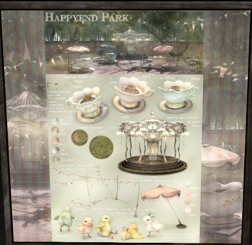 Second Life Marketplace - 4/{anc} happy end park. Teacup ride (tiffany